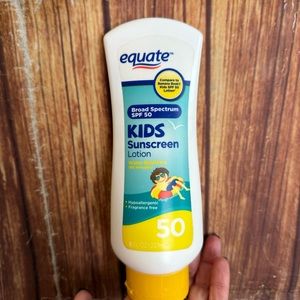 Equate Kids Sunscreen Lotion, Broad Spectrum, SPF 50, 8oz